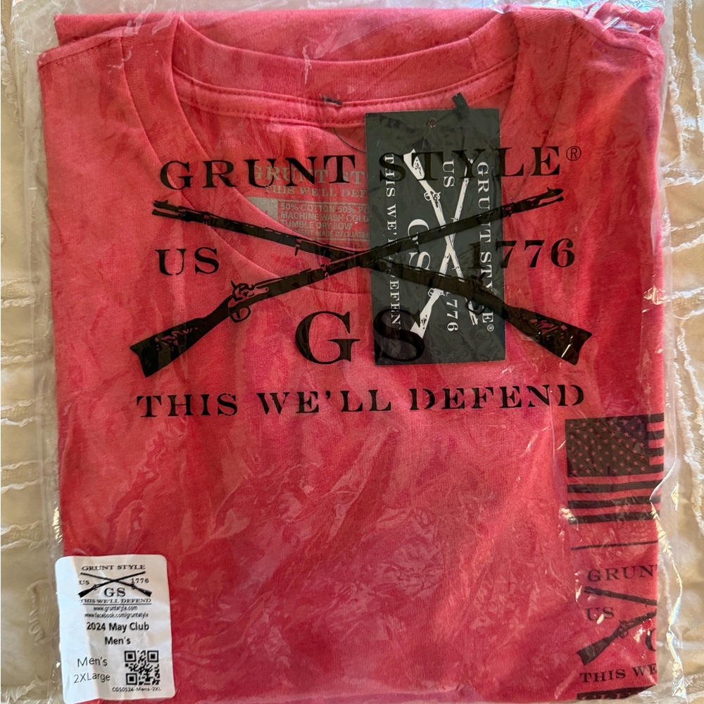 Grunt Style Men's Bold Red Tee